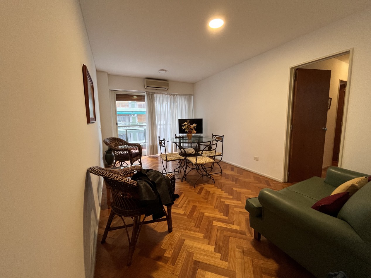 Apartamento en alquiler temporario.3 amb amoblado. Barrio Norte. A una cuadra estacion subte Pueyrredon