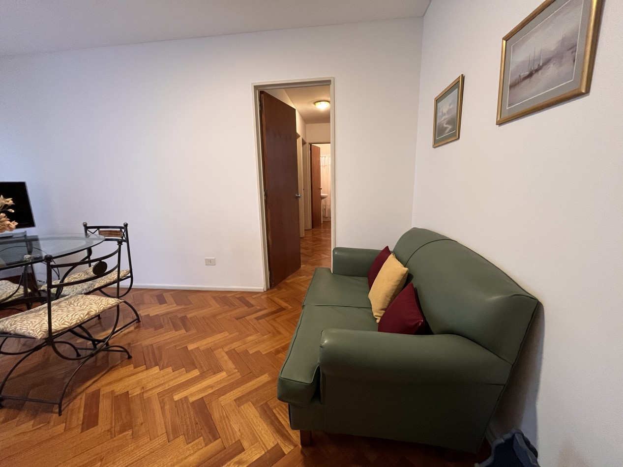 Apartamento en alquiler temporario.3 amb amoblado. Barrio Norte. A una cuadra estacion subte Pueyrredon