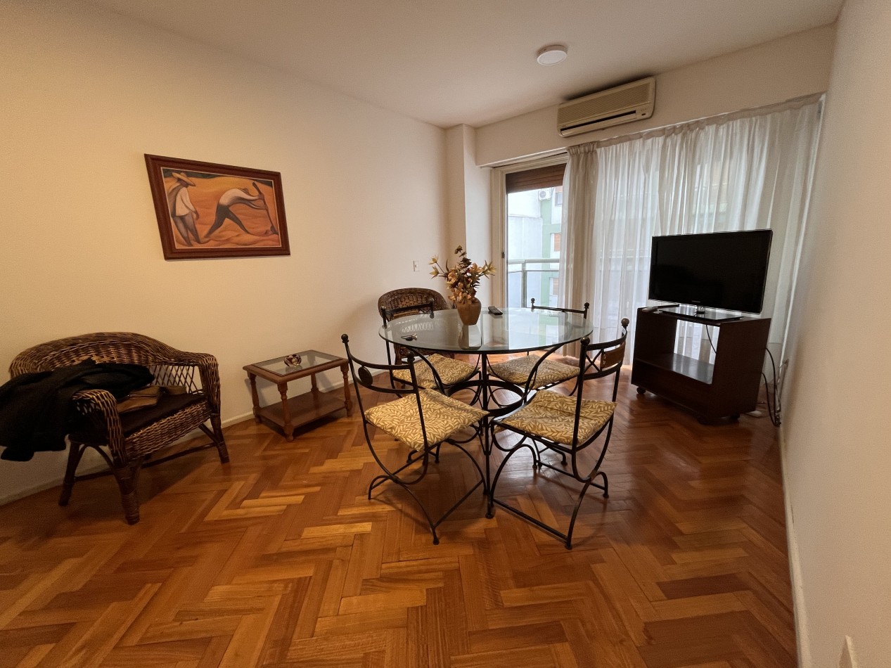 Apartamento en alquiler temporario.3 amb amoblado. Barrio Norte. A una cuadra estacion subte Pueyrredon