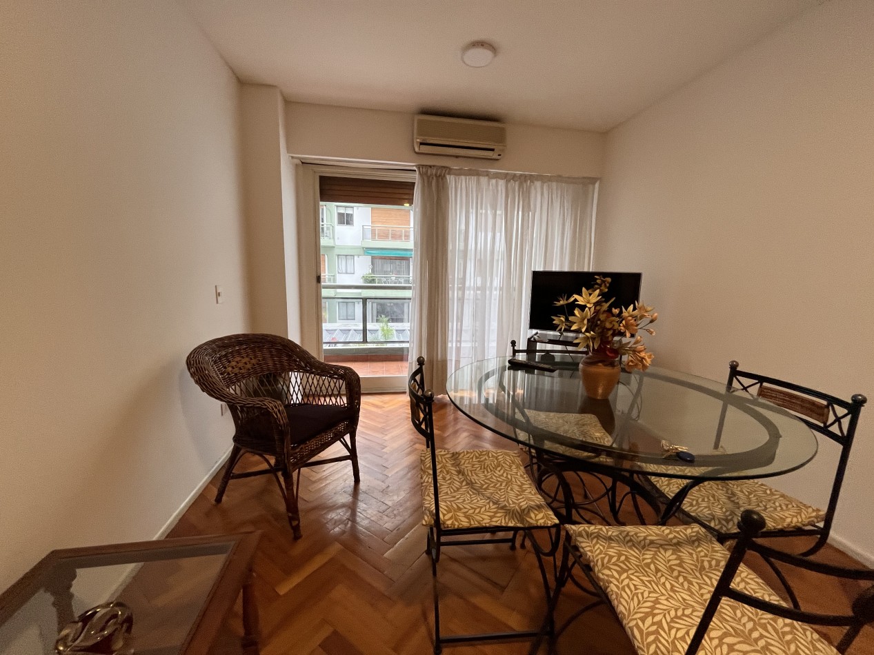 Apartamento en alquiler temporario.3 amb amoblado. Barrio Norte. A una cuadra estacion subte Pueyrredon