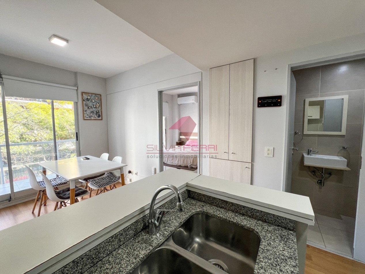 2 Ambientes Apto Profesional en Boulevard Charcas - Balcon, Baulera y Amenities - Ideal Inversion