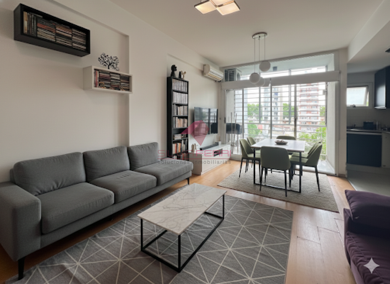 Semipiso de 2 ambientes apto prof.  c/ balcon al frente - Subte Linea B Echeverria