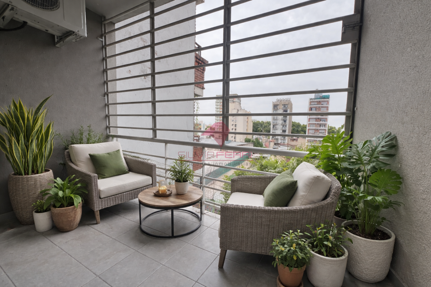 Semipiso de 2 ambientes apto prof.  c/ balcon al frente - Subte Linea B Echeverria